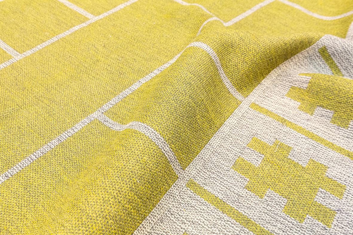 Lana Tappeto scandinavo Rollakan double face in vendita