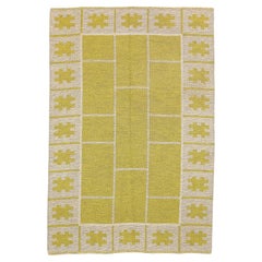 Vintage Scandinavian Rug Rollakan Double Sided