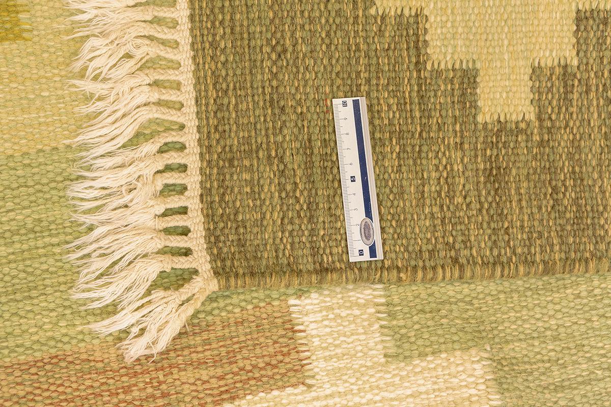 Skandinavischer Teppich Rollakan Flachgewebe (Wolle) im Angebot