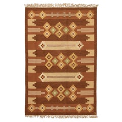 Vintage Scandinavian Rug Rollakan Ingegerd Silow