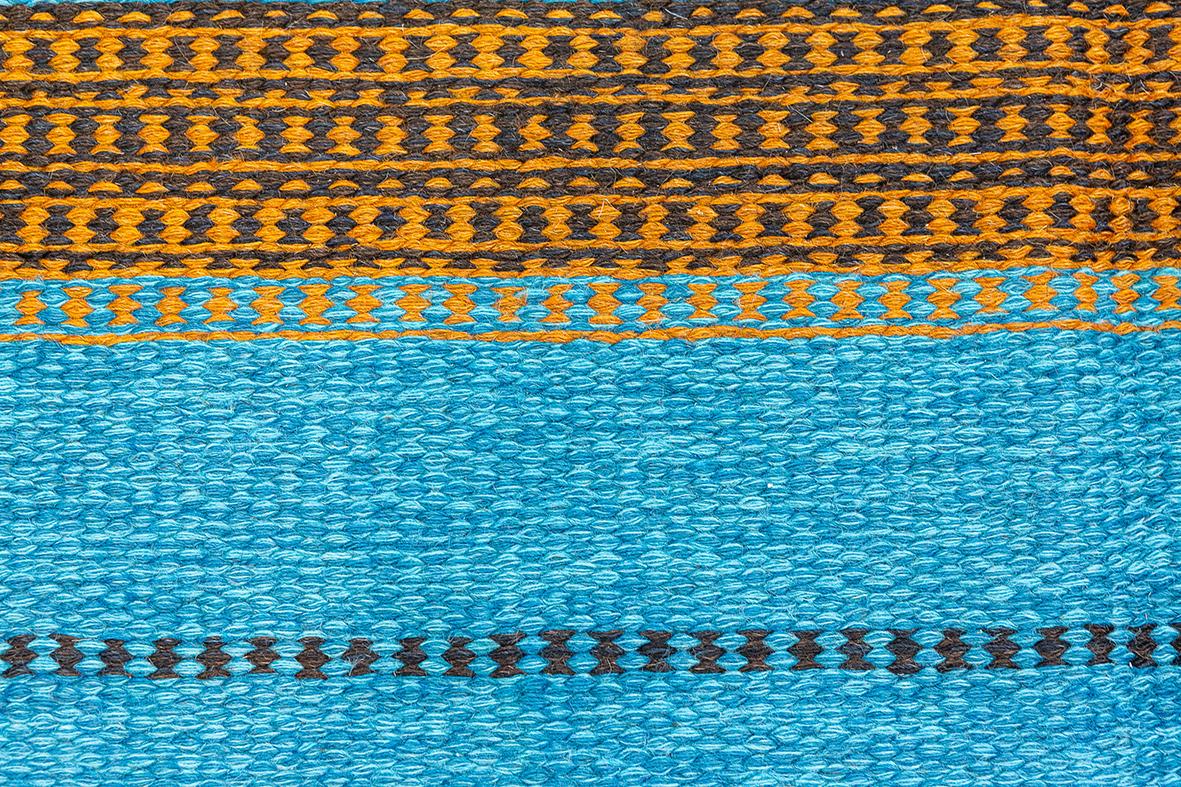 Fatto a mano Tappeto scandinavo Rollakan Design minimalista in vendita