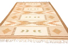 Skandinavischer Teppich Rollakan Signiert "MJ" Mollaianrugs Collection'S