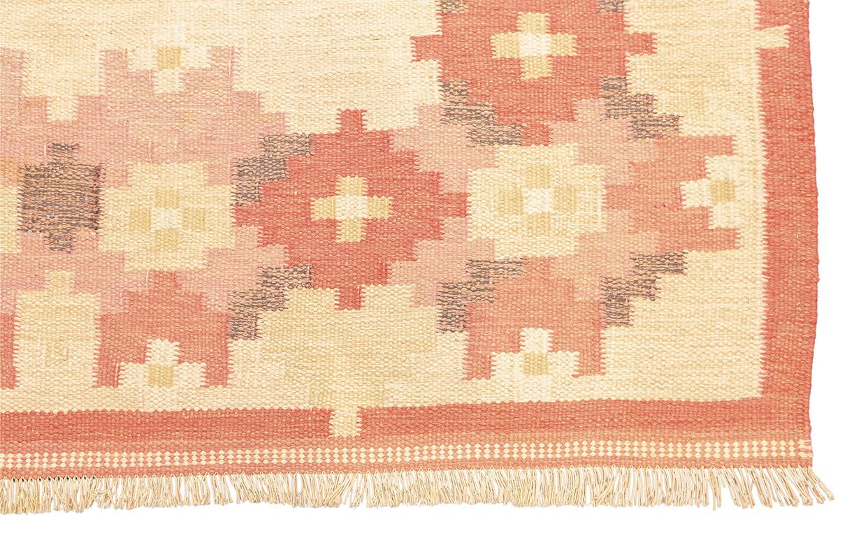 Scandinavian Rug Rollakan Signed MLB In Good Condition For Sale In Ferrara, IT