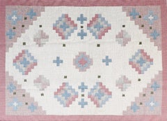 Skandinavischer Teppich, Rolläkan, Schweden, 1950