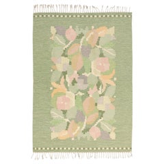 Vintage Scandinavian Rug Soft Color Palette
