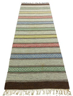 Scandinavian Runner Swedish Rollakan Stripe Design