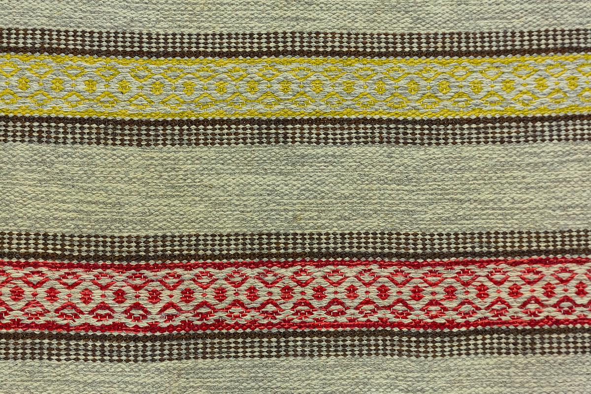 Tessuto a mano Runner scandinavo Design svedese a righe Rollakan in vendita