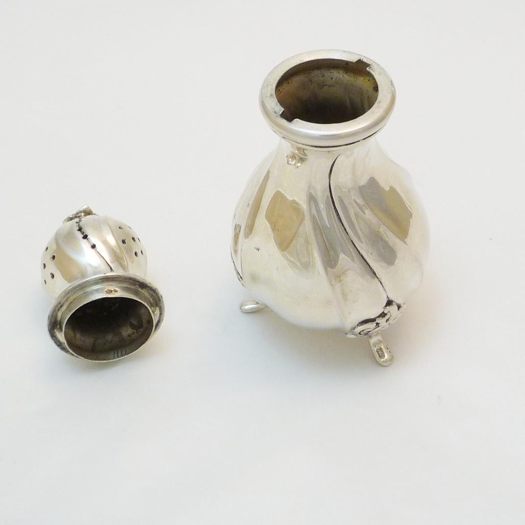 Neoclassical Scandinavian Salt Shaker, Silver, Second Half of the 19th Century For Sale