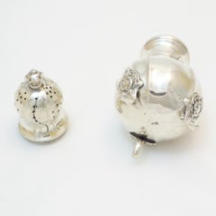 Scandinavian Salt Shaker, Silver, Second Half of the 19th Century, Sweden