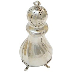 Antique Scandinavian Salt Shaker, Silver, Second Half of the 19th Century, Sweden