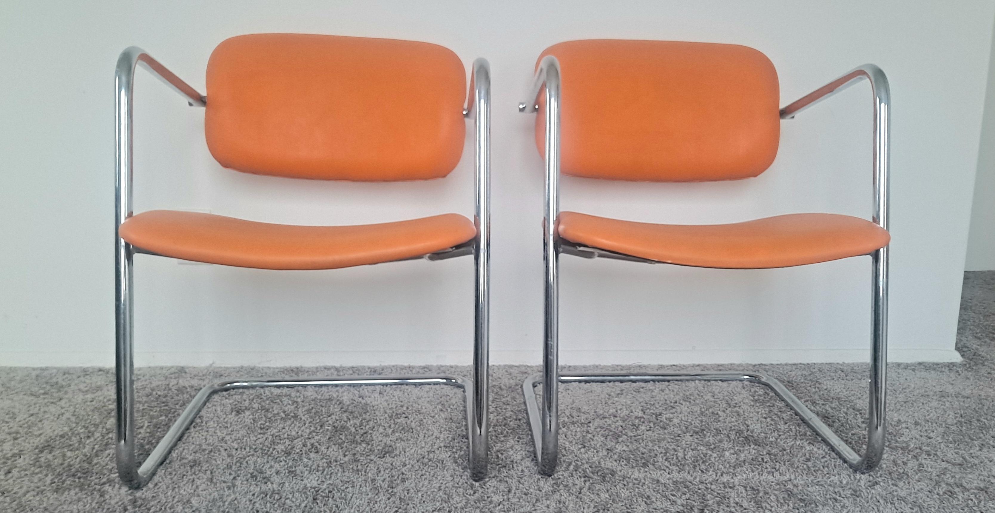 Late 20th Century Scandinavian Set of Three Mid century Chairs   For Sale