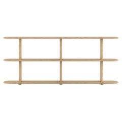Estantería Escandinava 'Poeme', Roble Natural, 74 cm
