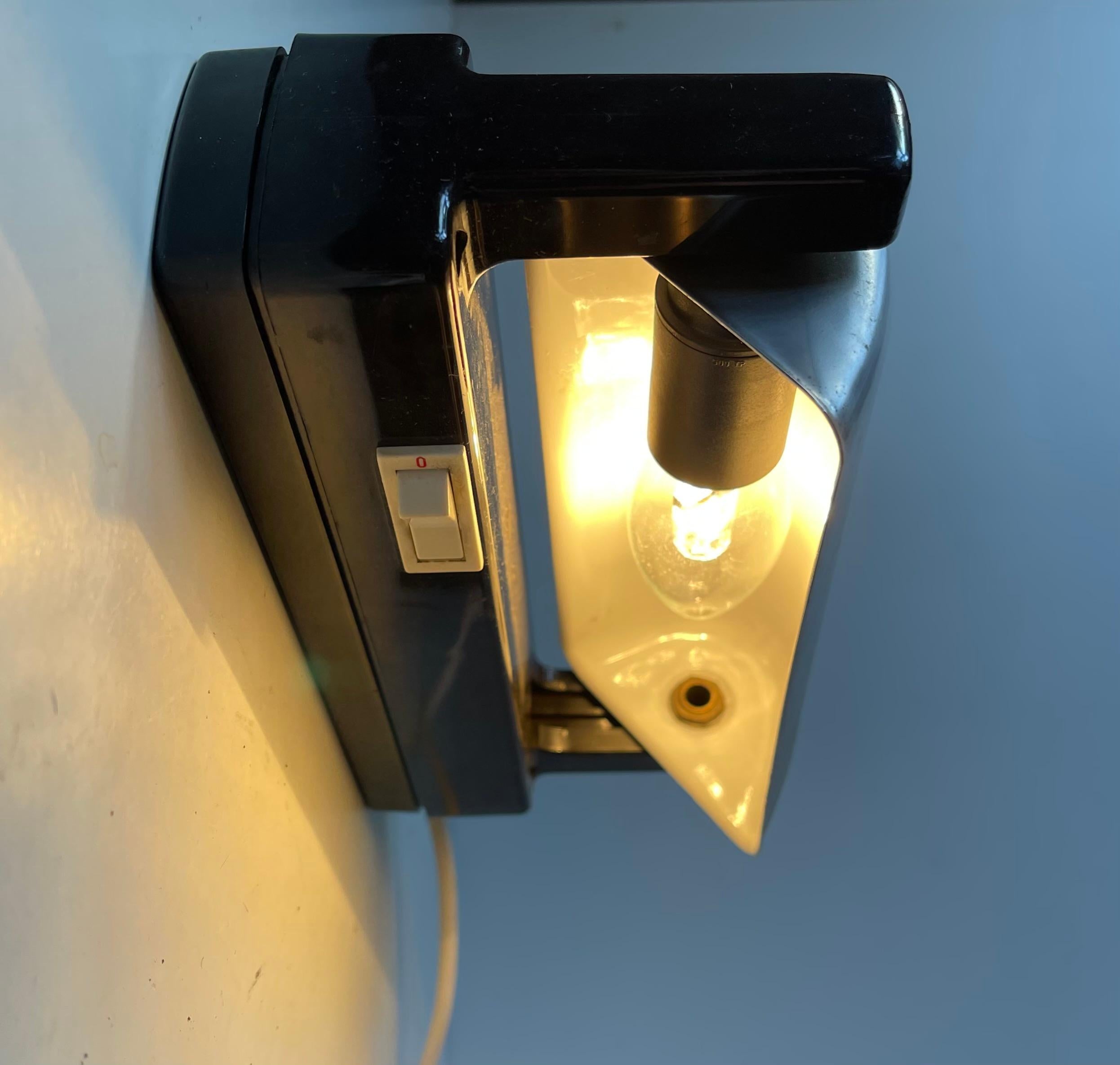 Apliques escandinavos de cabina de barco en acero inoxidable, años 70 en Bueno estado para la venta en Esbjerg, DK