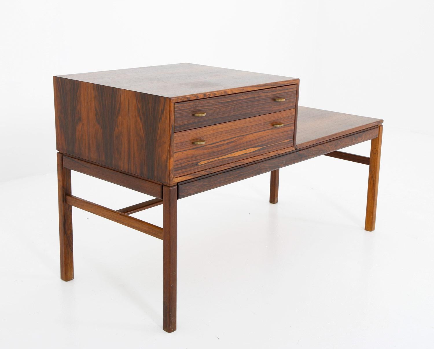 Stunning side table or hallway piece in rosewood, model 