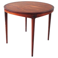 Scandinavian Side Table in Rosewood by Haug Snekkeri, Bruksbo Norway, 1960s