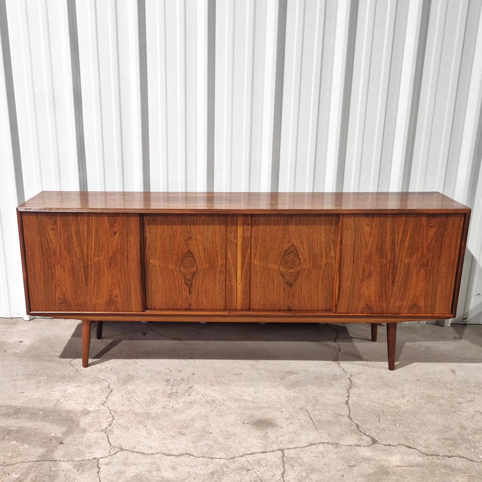 Mid-Century Modern Scandinavian Sideboard by E.W. Bach for Sejling Skabe publisher, Denmark, 1960's