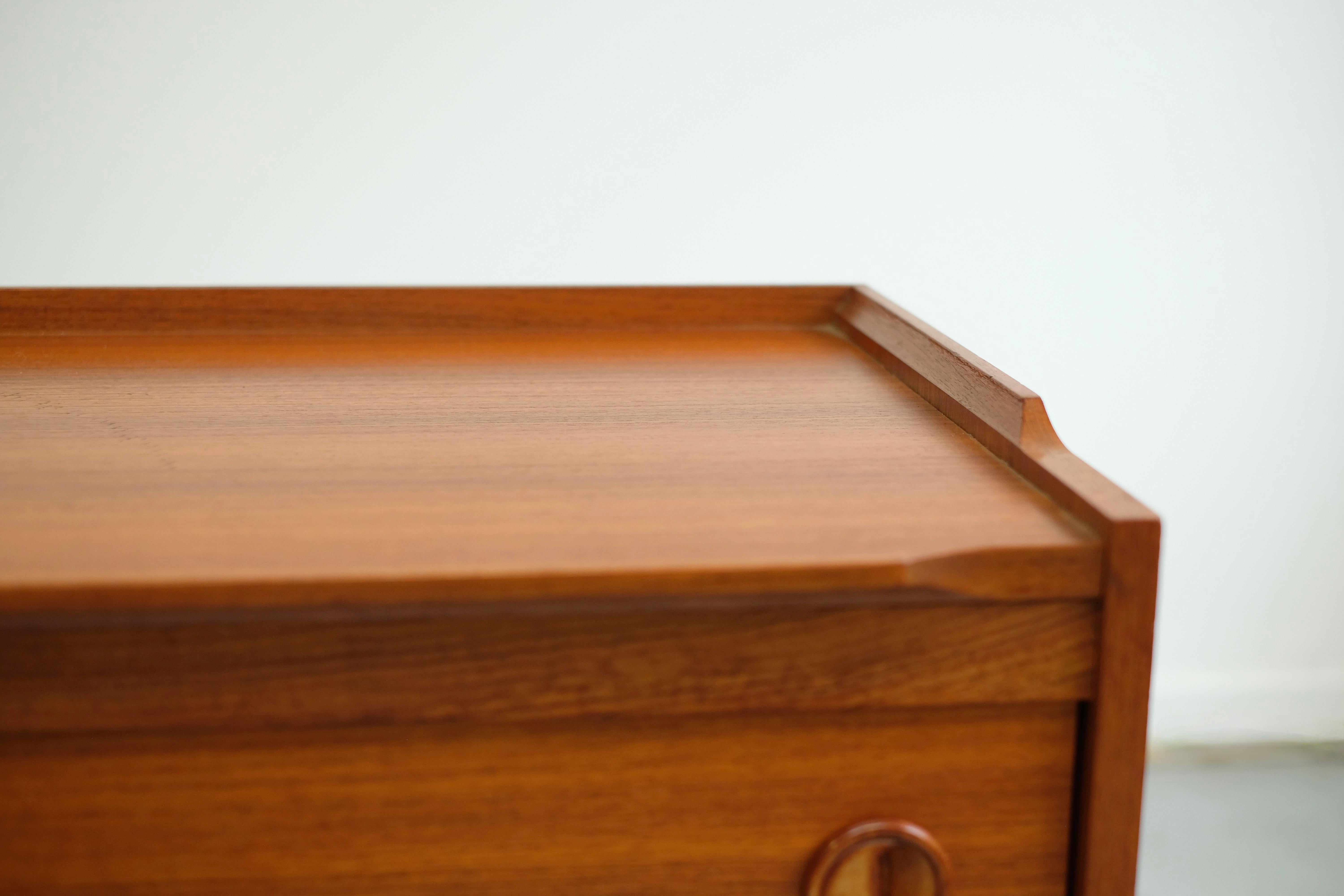 Scandinavian sideboard in teak - 1960s For Sale 1
