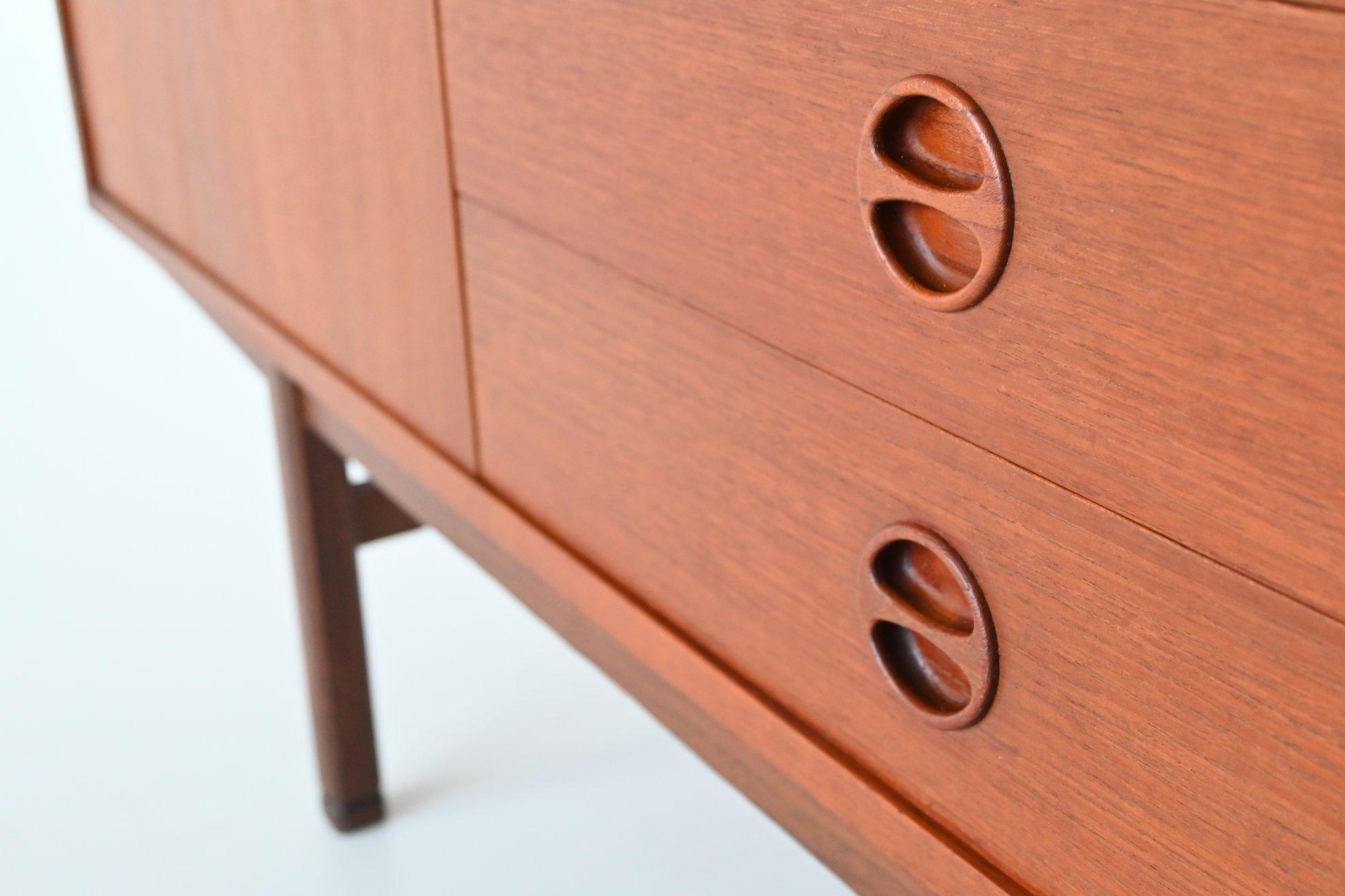 Scandinavian Sideboard Teak Wood Denmark 1960 4