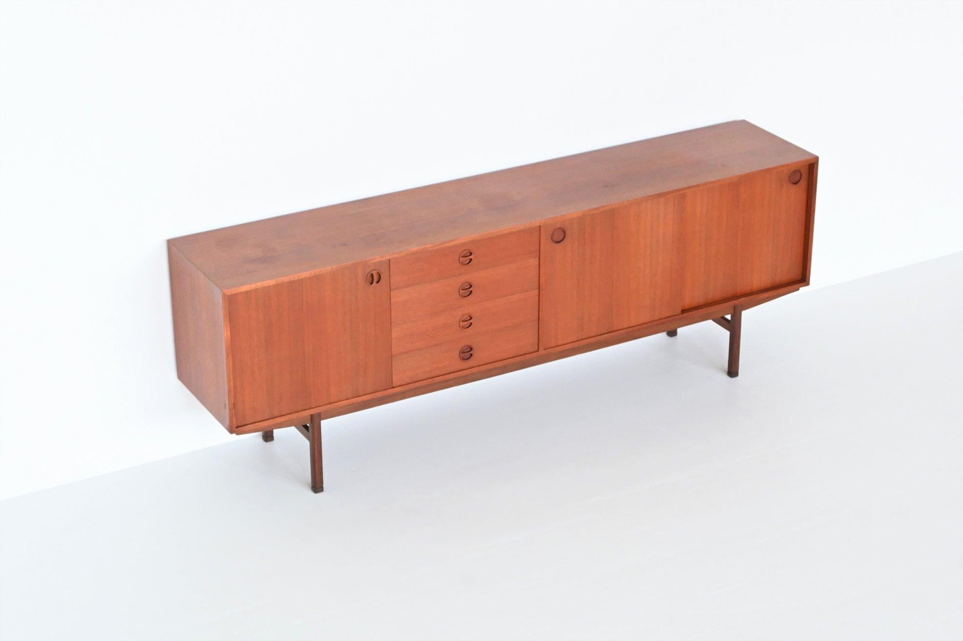 Scandinavian Sideboard Teak Wood Denmark 1960 12