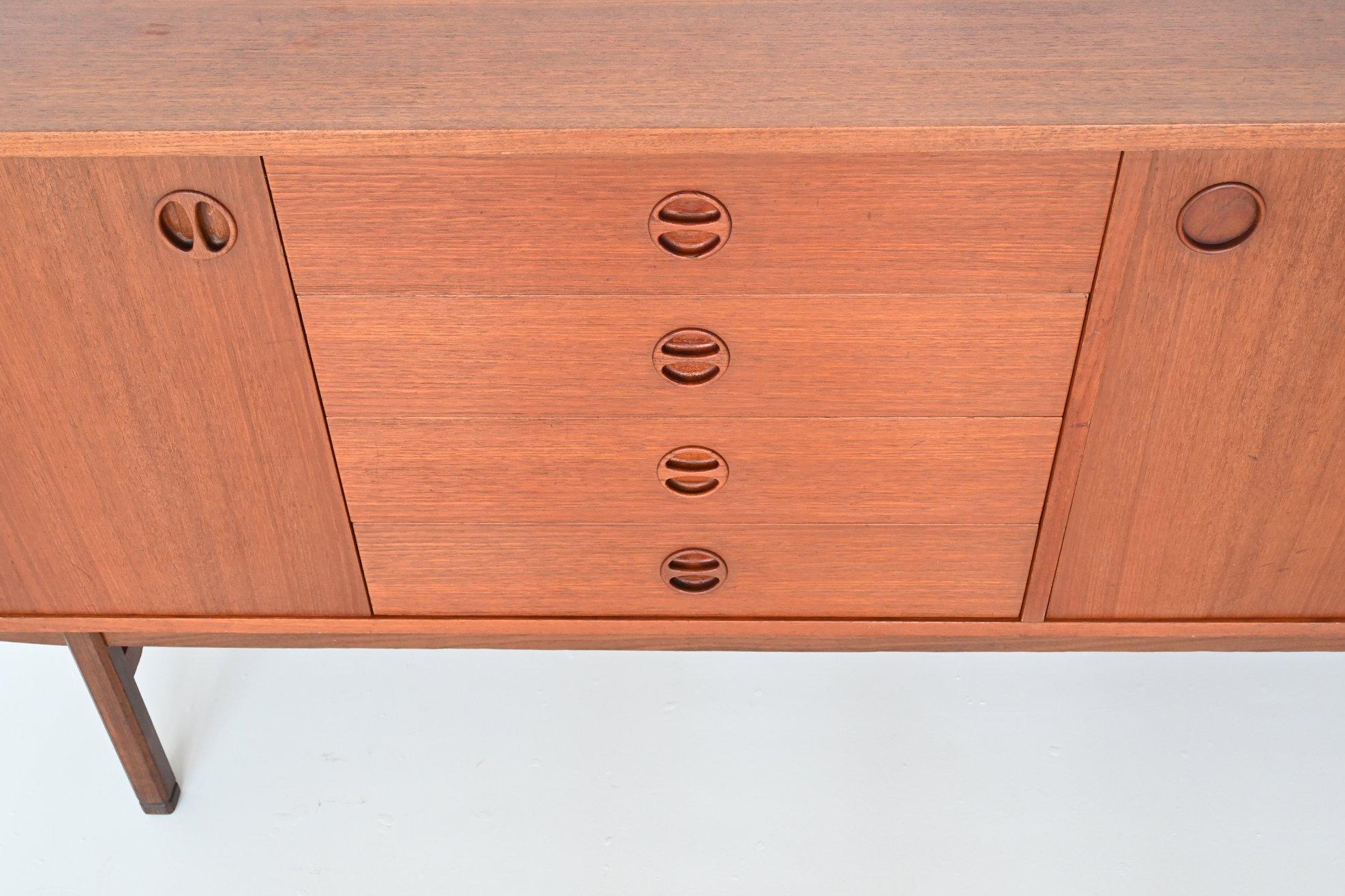 Scandinavian Sideboard Teak Wood Denmark 1960 3
