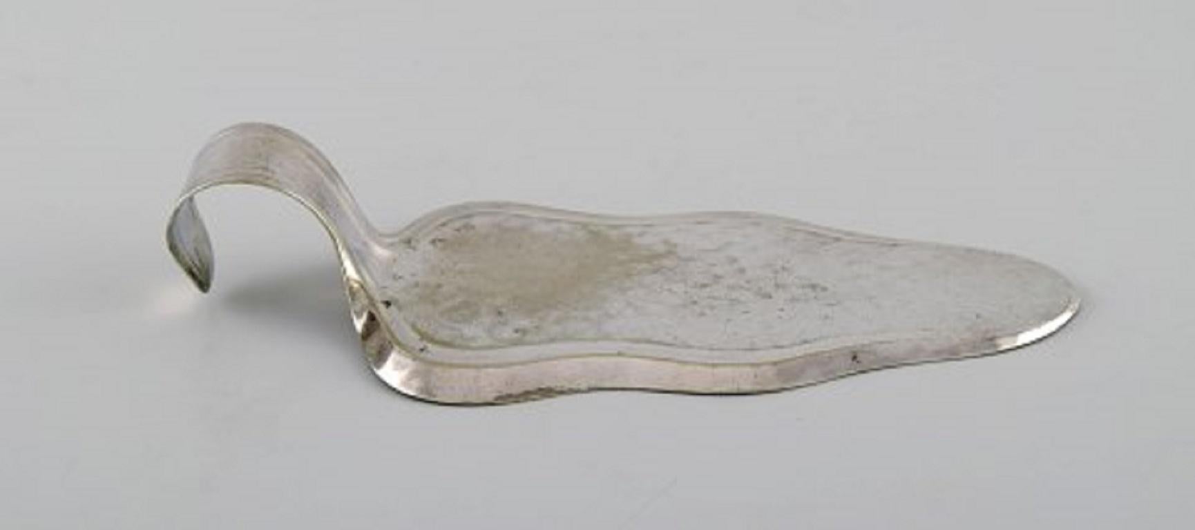 Silver Plate Scandinavian Silversmith, Six Serving Parts in Plated Silver, Mid-20th Century For Sale