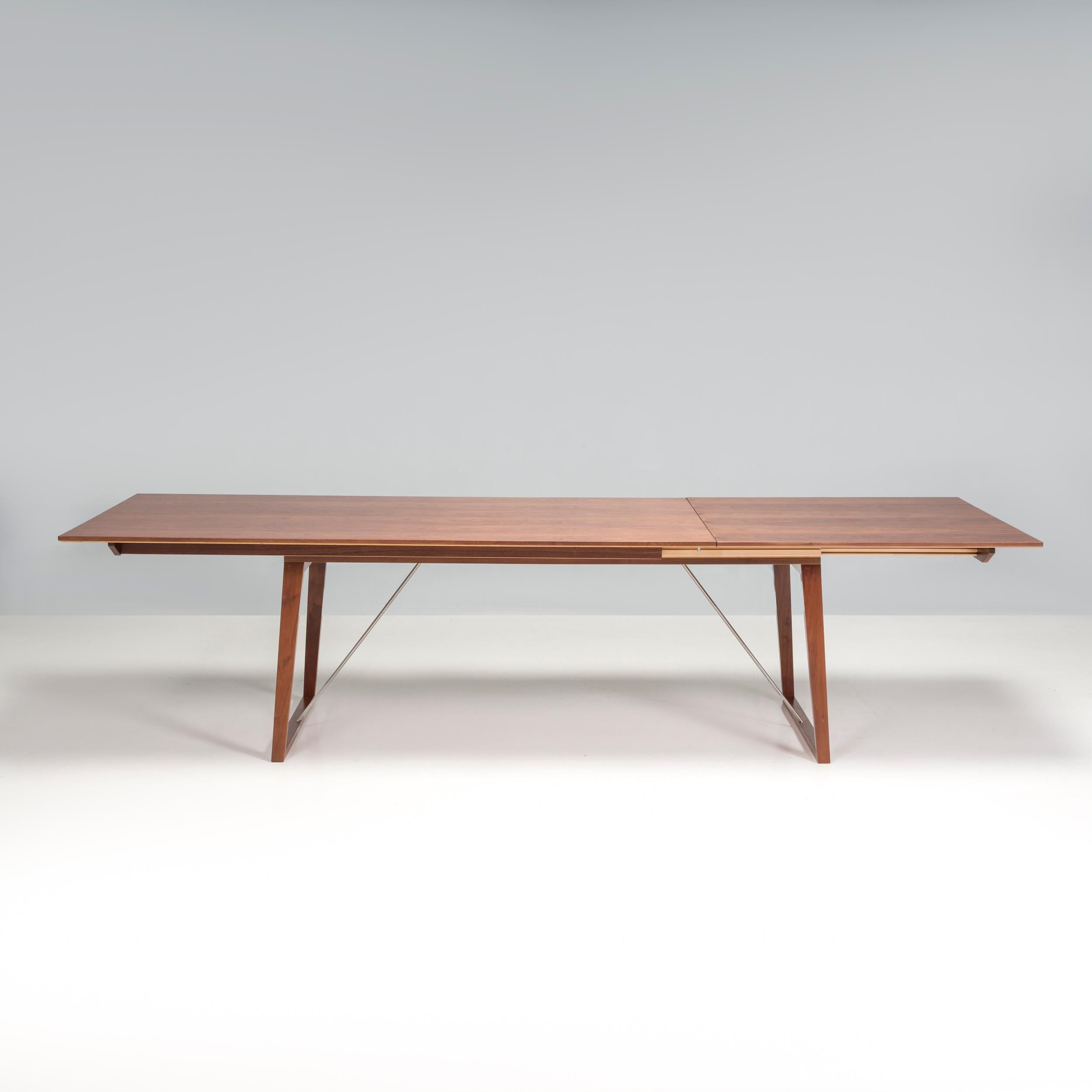 Danish Scandinavian Skovby 38 Wooden Extending Dining Table