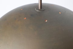 Scandinavian Slats Copper Pendant Lamp by Fog & Morup, 1970er Jahre