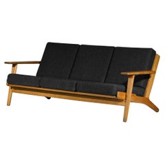 Vintage Scandinavian Sofa GE 290 Danish Designer Hans Wegner for GETAMA