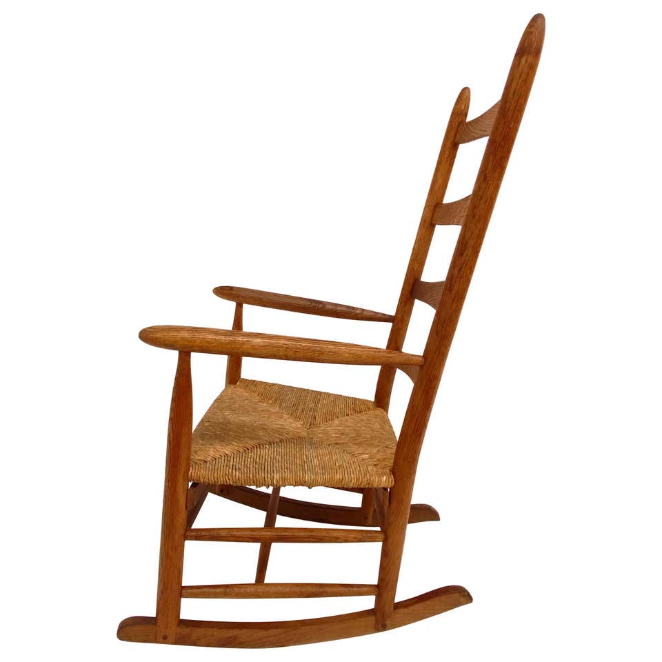 Antique Shaker No. 7 Rocking Chair with Shawl Bar at 1stDibs