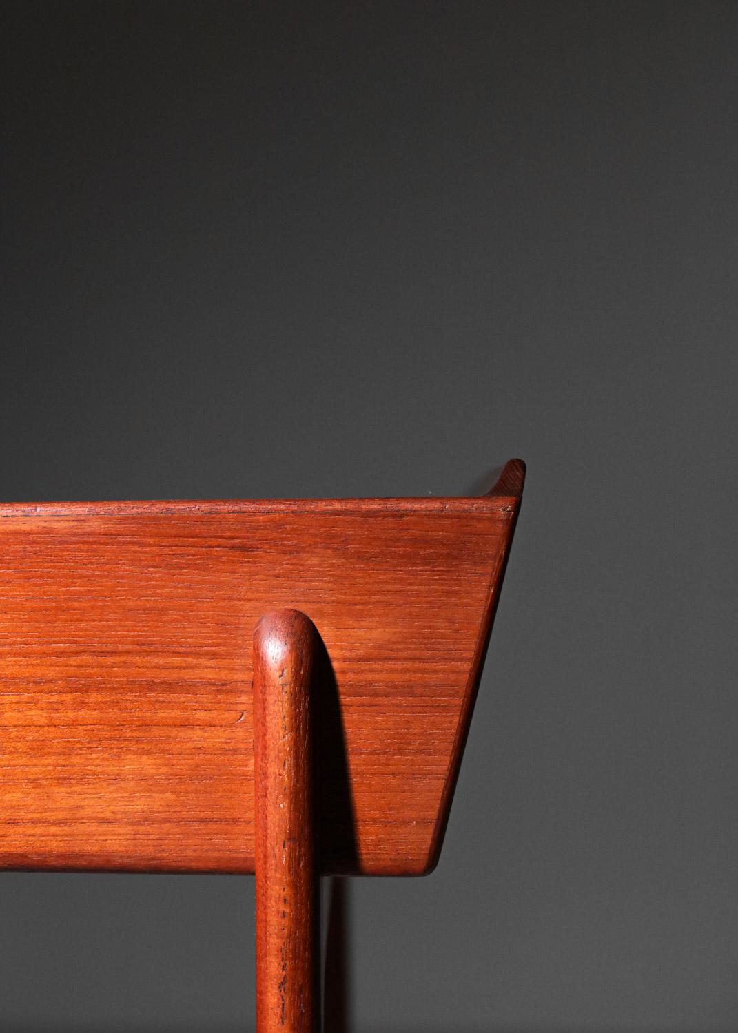 Scandinavian Solid Teak Desk by Svend and Madsen Danish, 1960s 10