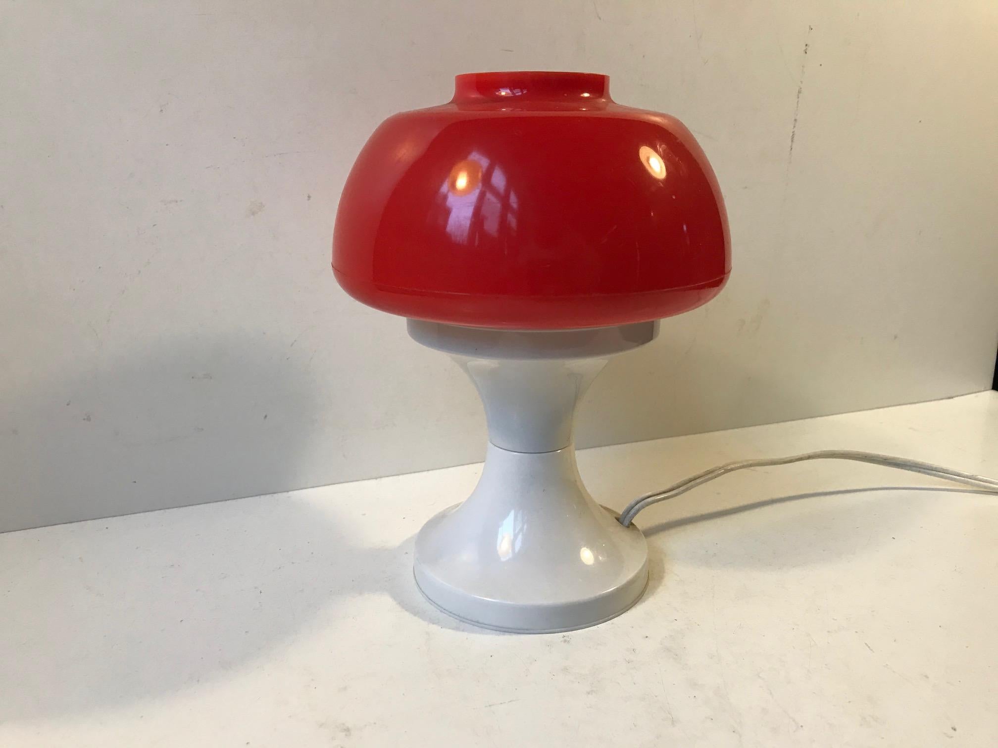 Lampe de bureau scandinave de l'ère spatiale par A. Schrder, 1970 Bon état à Esbjerg, DK