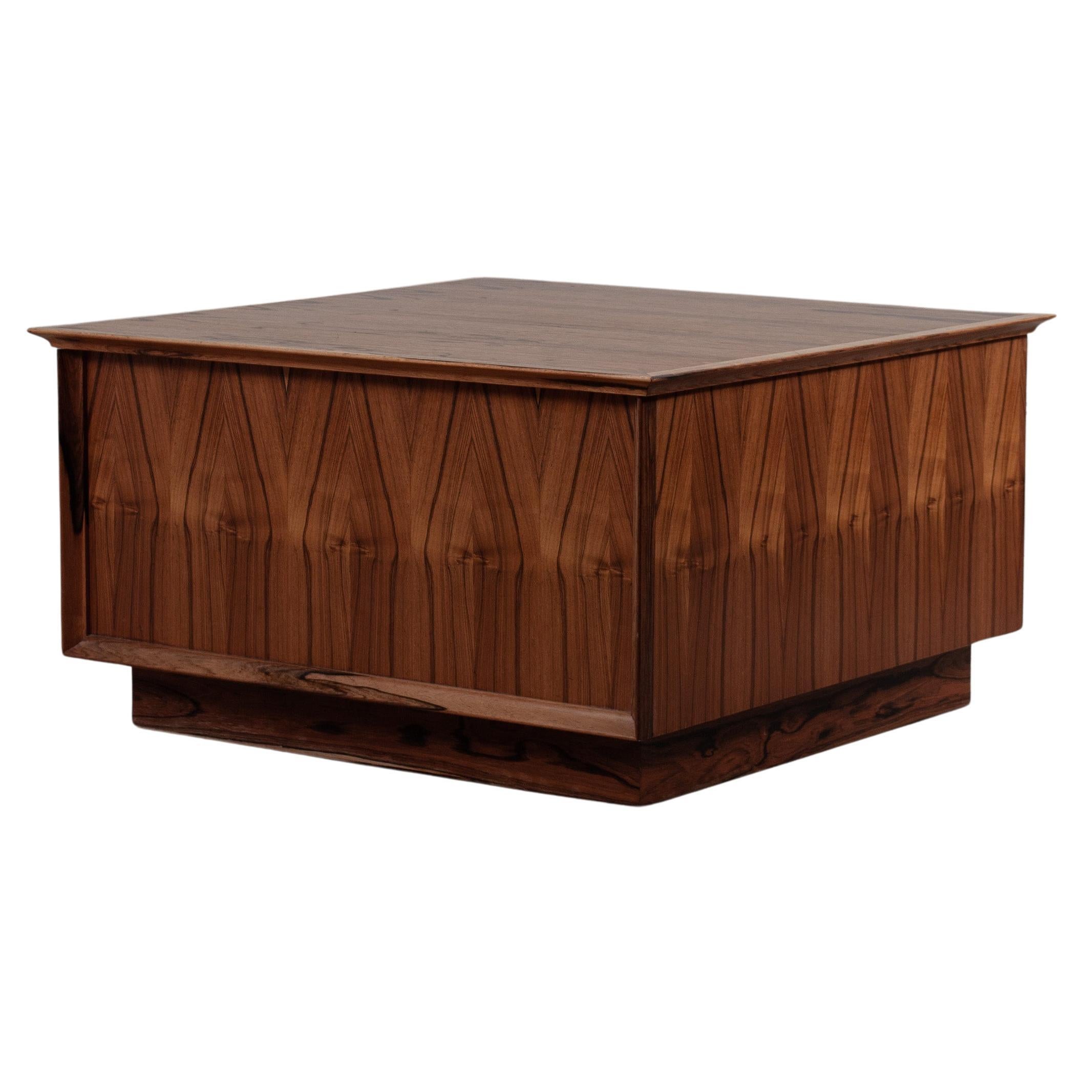Scandinavian Square Center Table, Storage Box