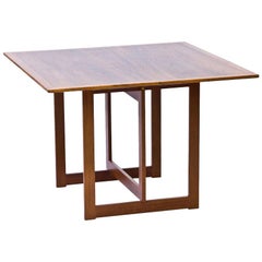 Scandinavian Square Coffee Table in Mahogany by Karl Andersson & Söner, 1960s