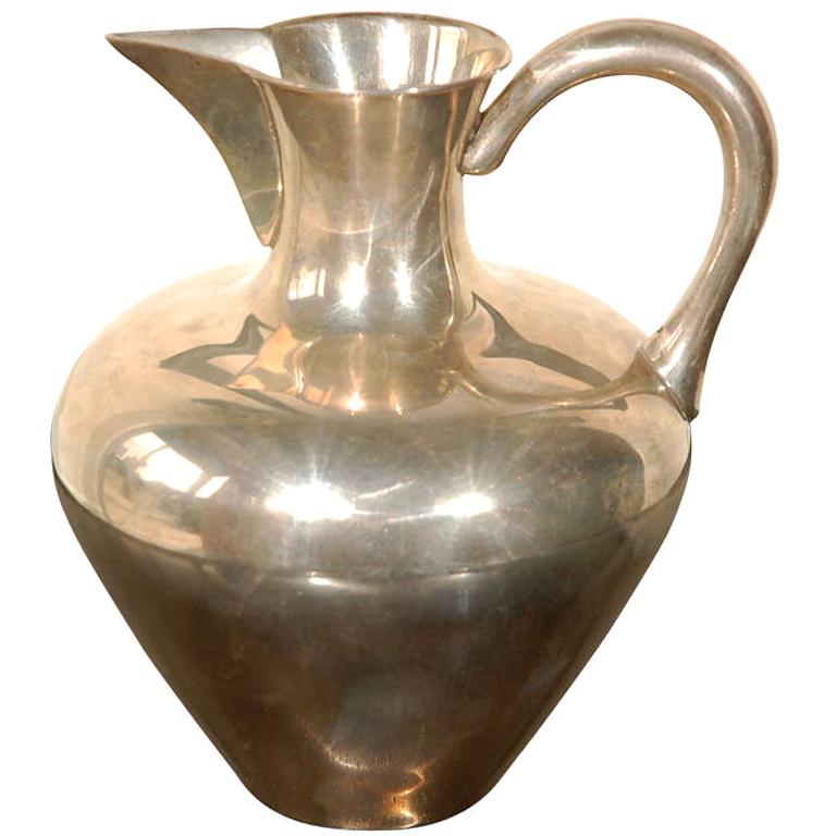 Scandinavian Sterling Pitcher For Sale