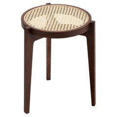 Scandinavian Stool 'Le Roi' by Norr11, Dark Smoked Oak