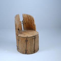Scandinavian Stump Chair, Late 1700s - Early 1800s