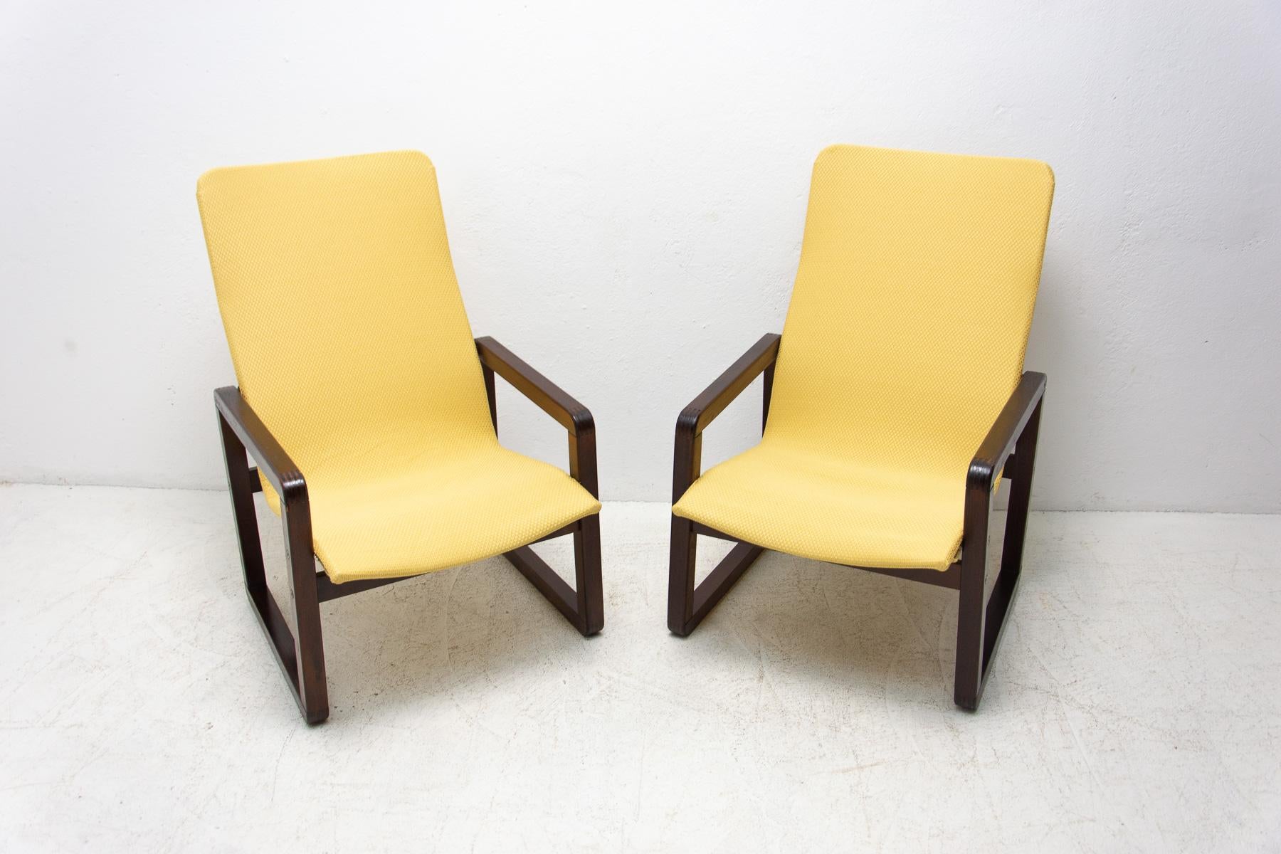 Sessel im skandinavischen Stil, 1980er Jahre, 2er-Set (Skandinavische Moderne) im Angebot