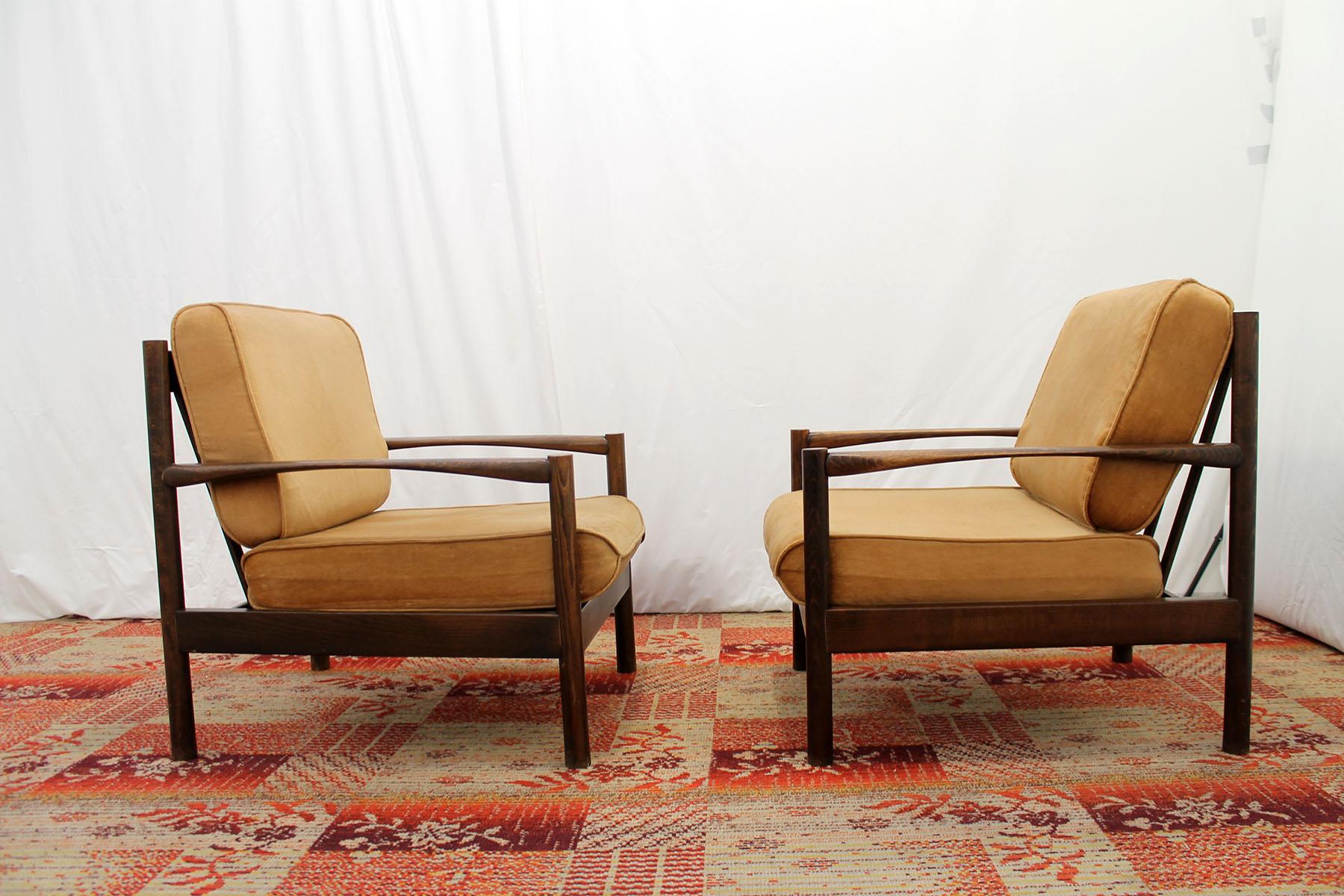 Scandinavian Modern Scandinavian Style Armchairs, 1980s, Set of 2