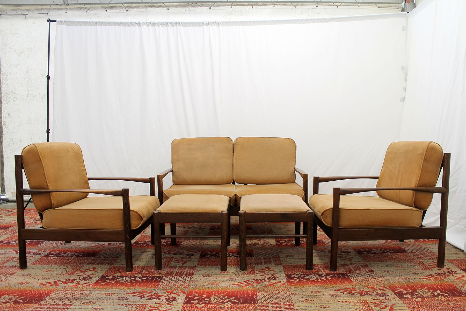 20th Century Scandinavian Style Armchairs, 1980s, Set of 2