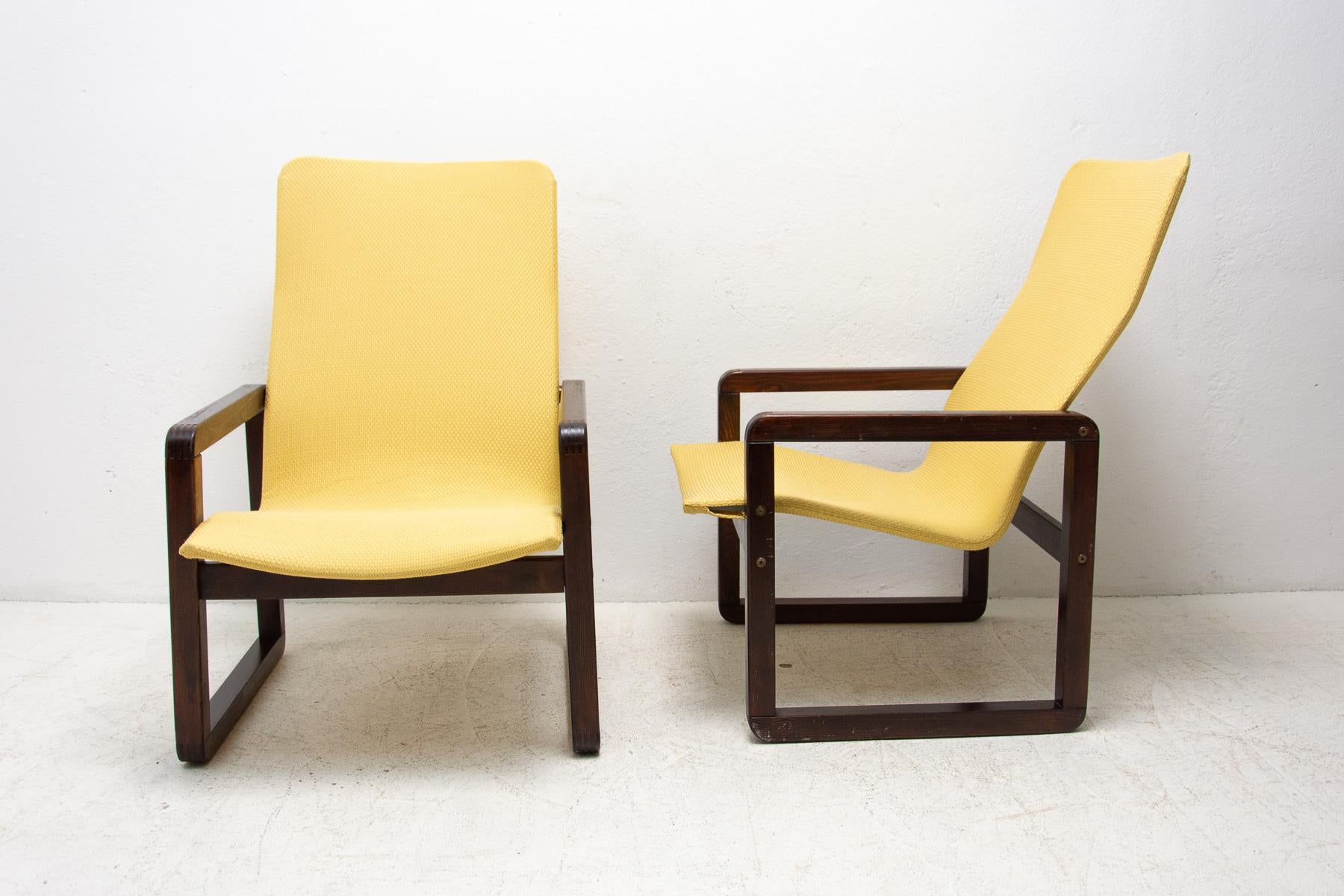 Sessel im skandinavischen Stil, 1980er Jahre, 2er-Set im Angebot 1
