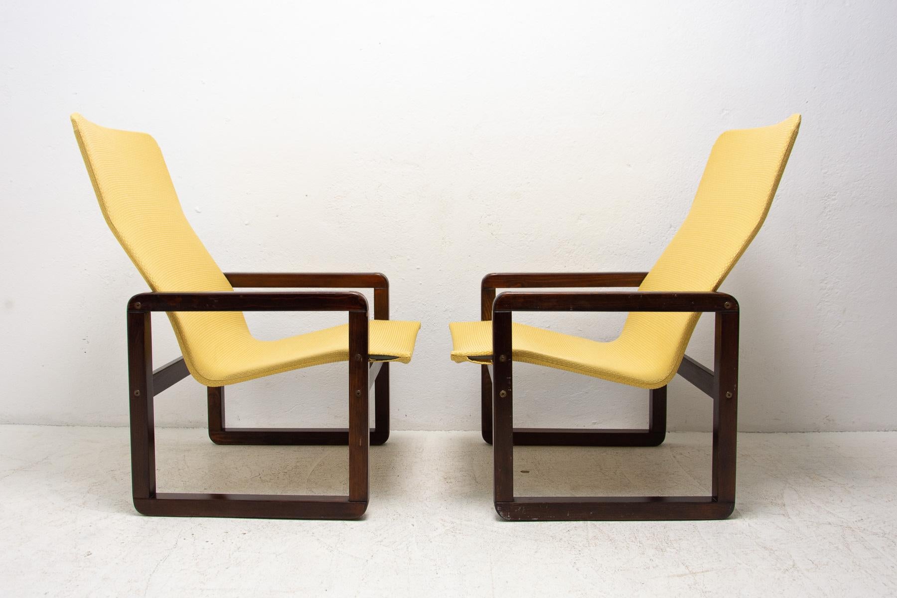 Sessel im skandinavischen Stil, 1980er Jahre, 2er-Set im Angebot 2