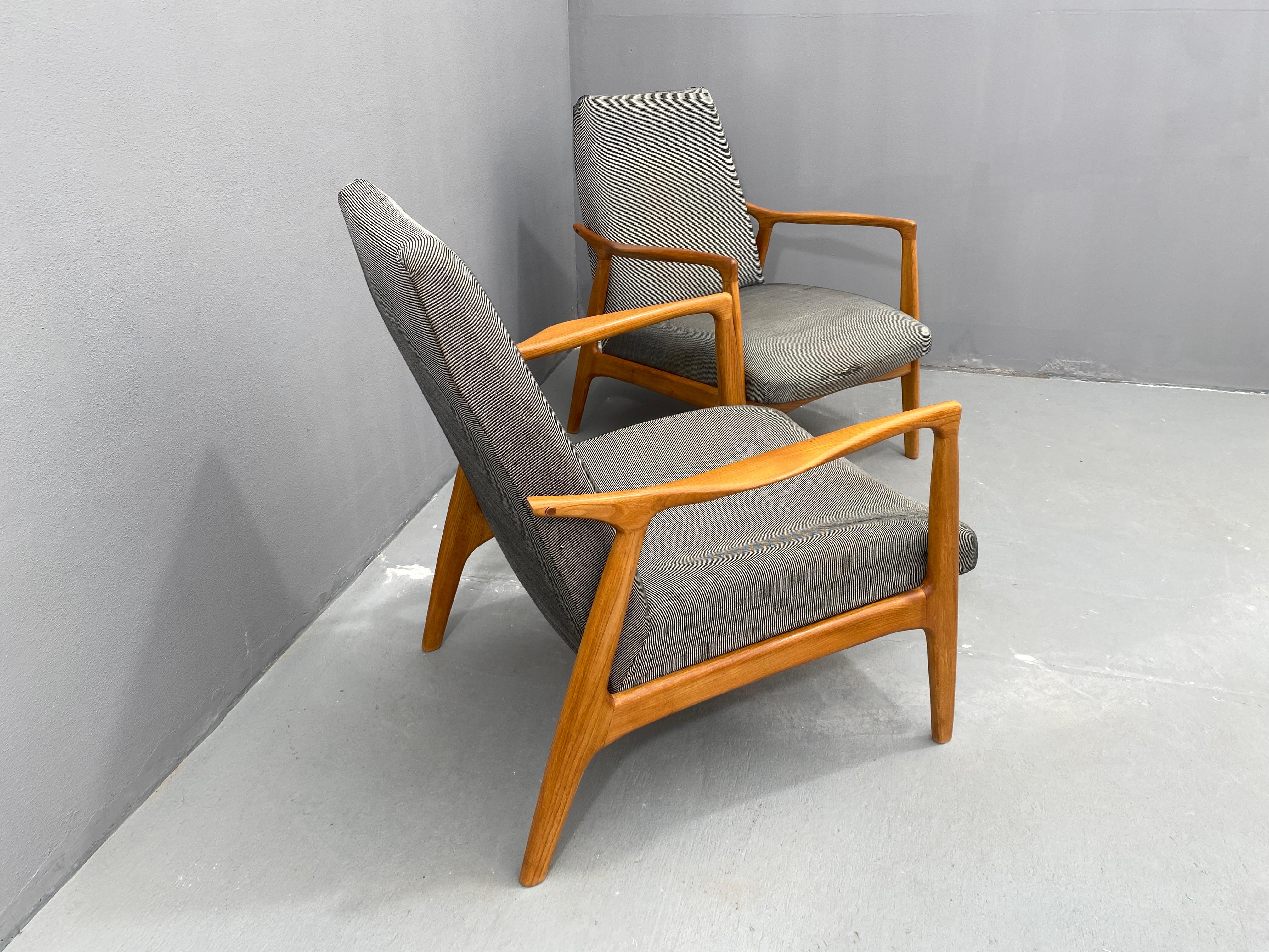 Sillones de estilo escandinavo de Sedláček y Vyčítal para Krasna JIzba, juego de 2 Checo en venta
