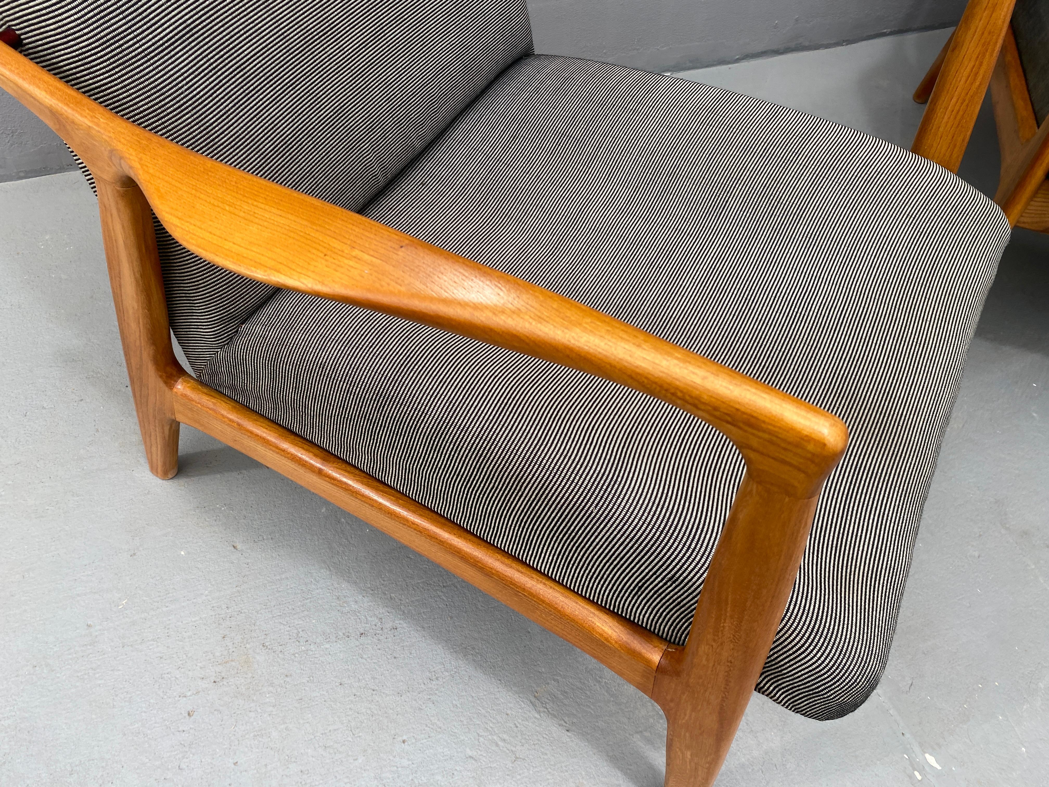 Sillones de estilo escandinavo de Sedláček y Vyčítal para Krasna JIzba, juego de 2 en Bueno estado para la venta en Prague 8, CZ