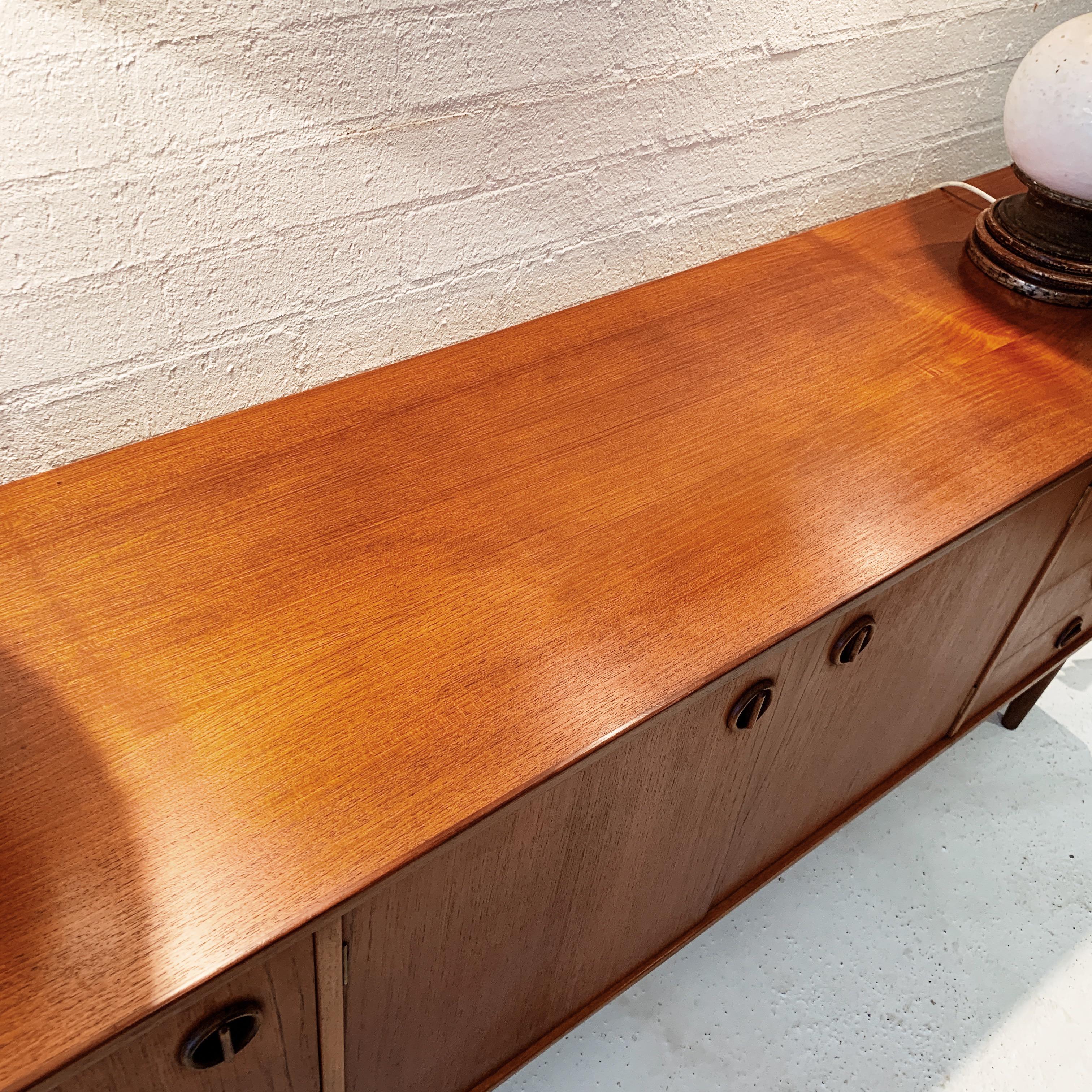 Australian Mid-Century Modern Parker Furniture Nordic Collection Teak Sideboard For Sale 6