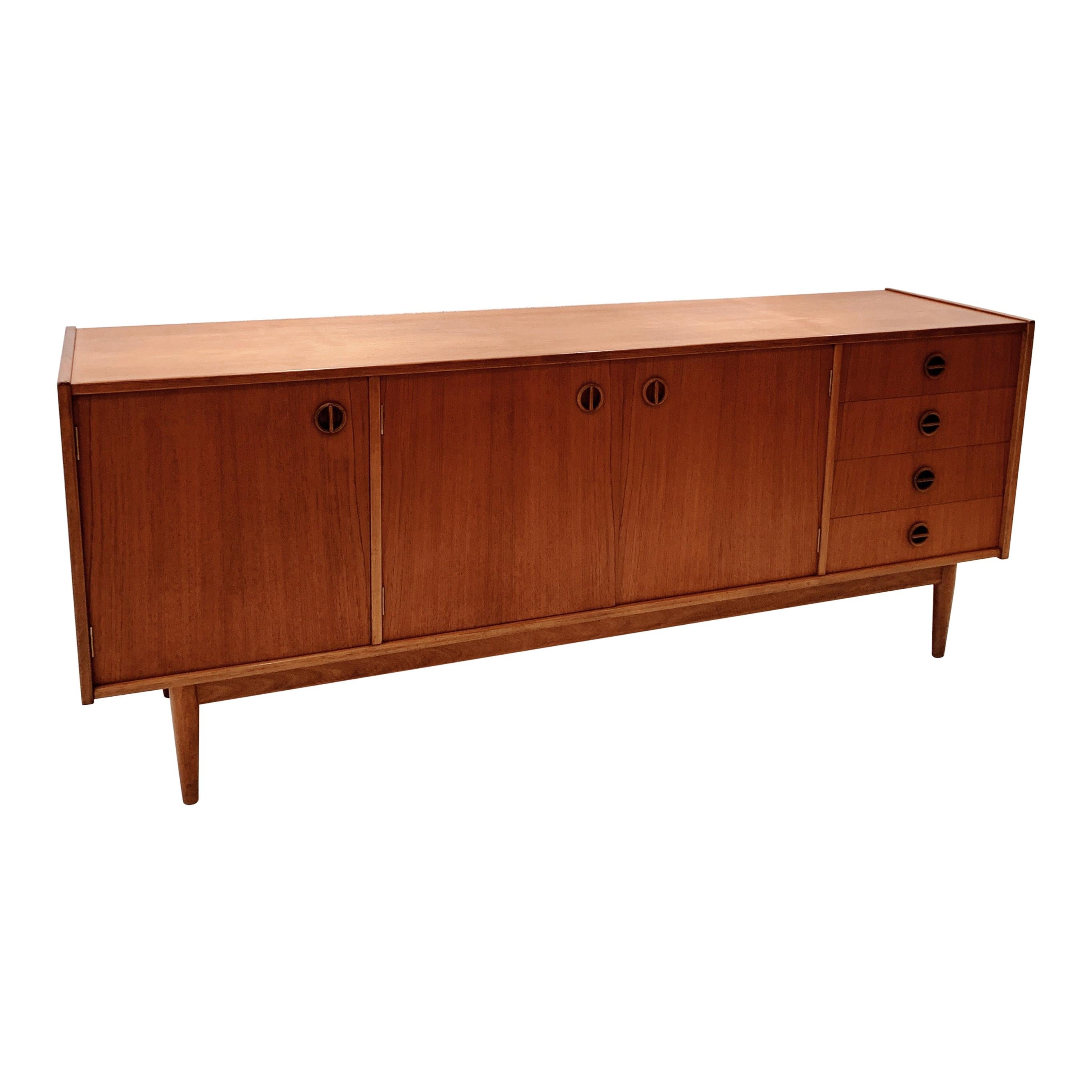 Australian Mid-Century Modern Parker Furniture Nordic Collection Teak Sideboard For Sale