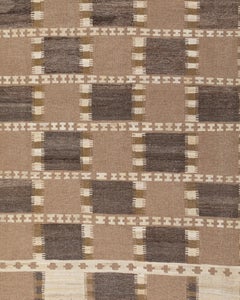 Flachgewebe-Teppich im skandinavischen Stil