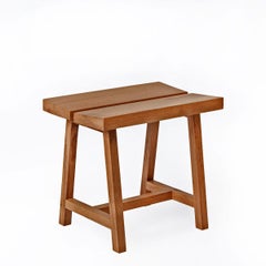 Hocker aus Eiche im skandinavischen Stil - PI