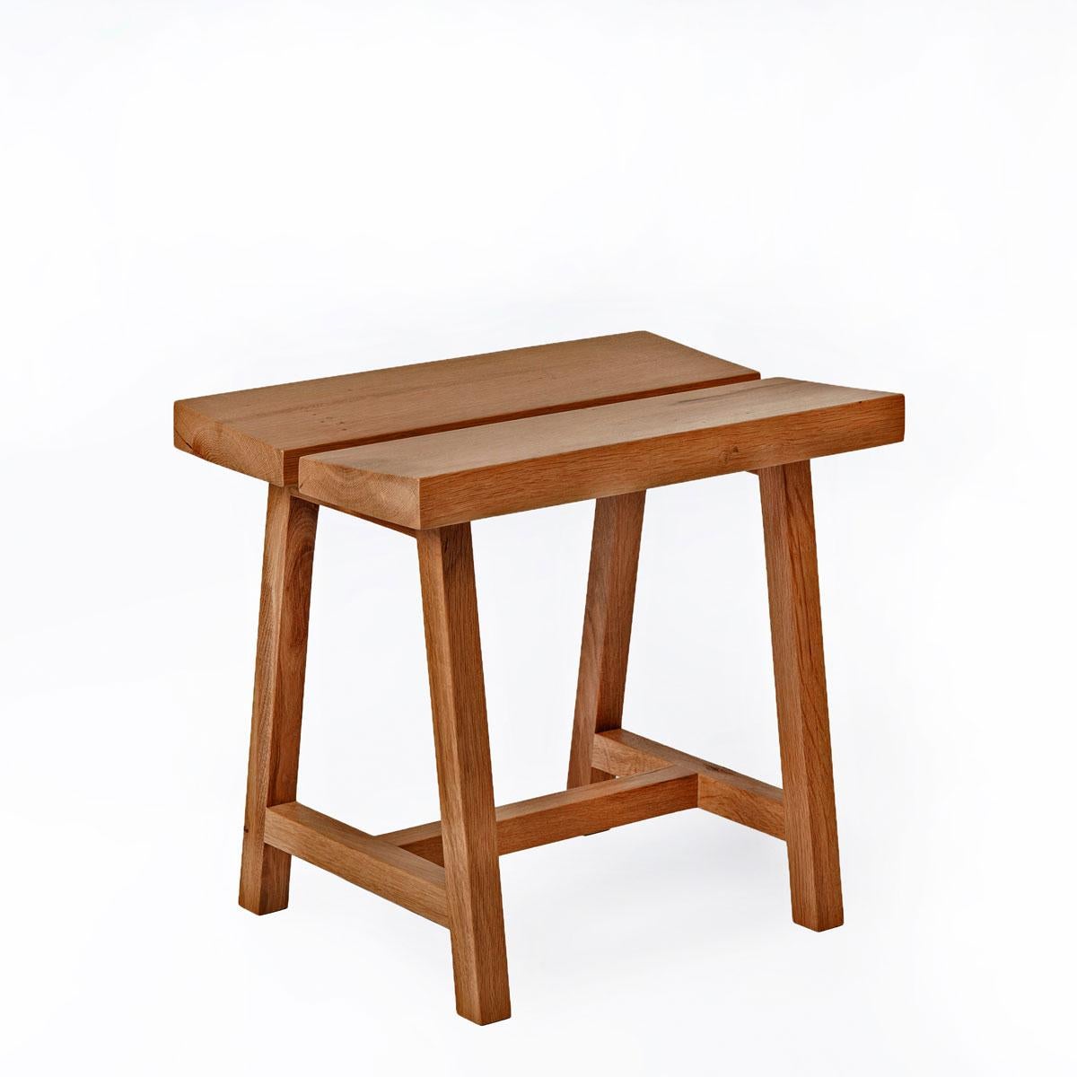 Modern Scandinavian-Style Oak Stool - PI For Sale