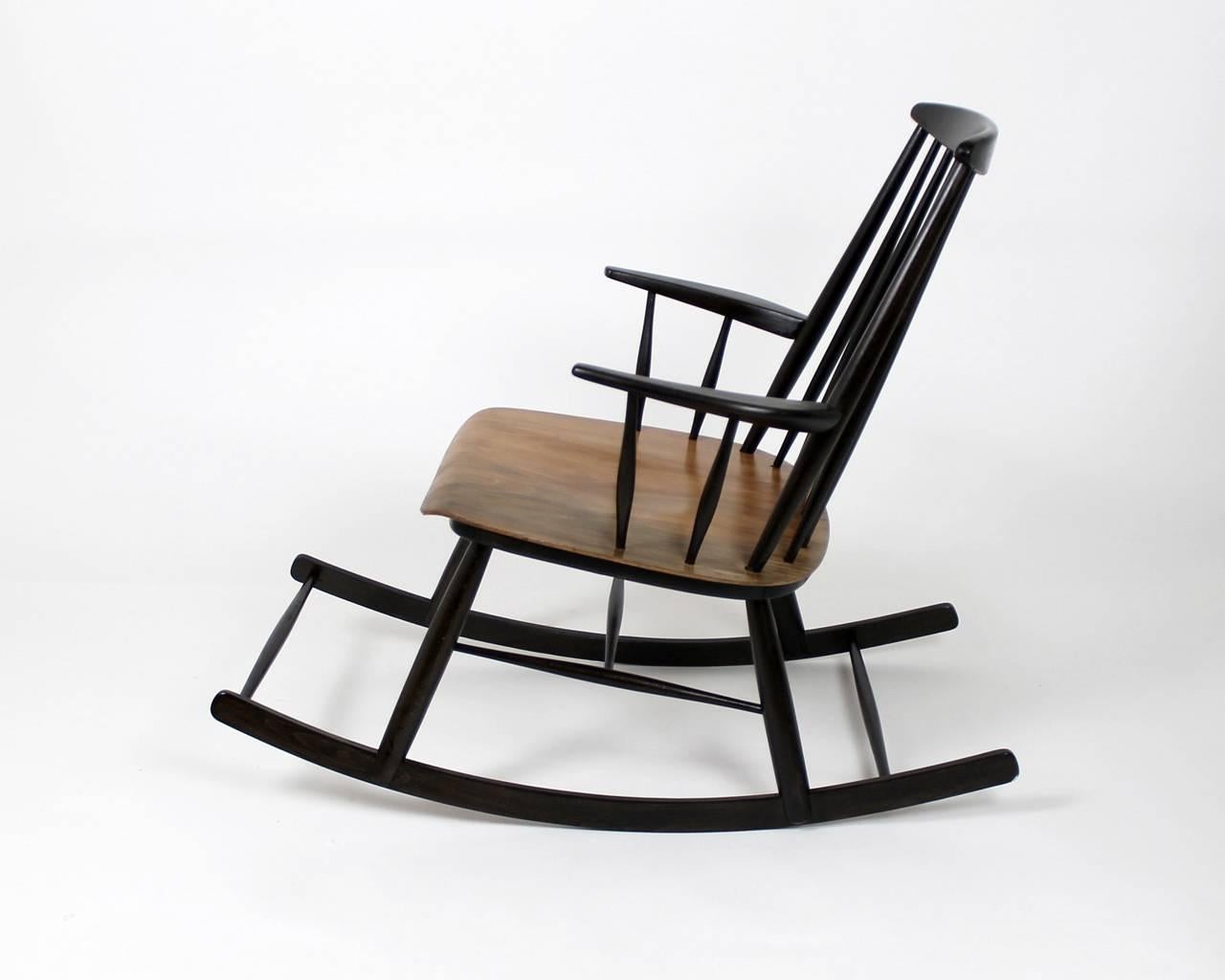 Scandinavian Style Rocking Chair, 1960s For Sale 2