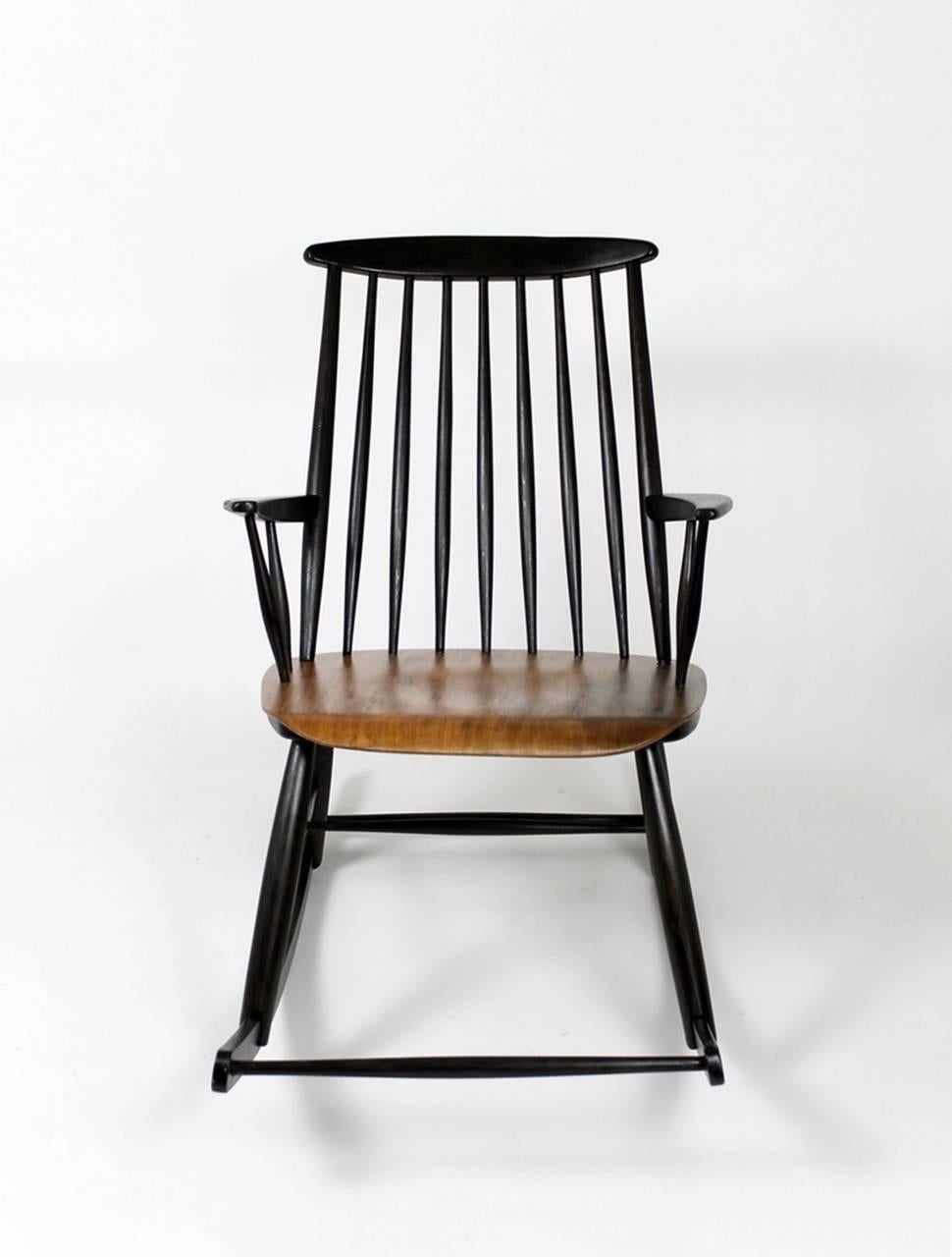 Scandinavian Style Rocking Chair, 1960s For Sale 6
